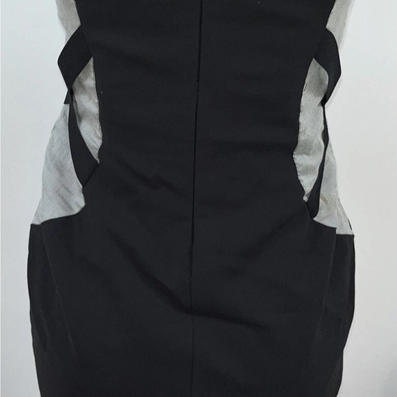 Nicole Miller strapless black mini cocktail party dress size 10 - Picture 3 of 4